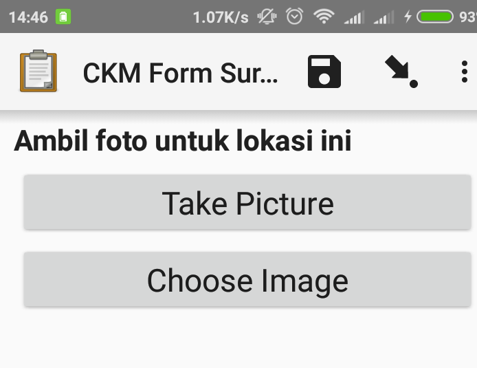 Tomar foto mostrar en ODK Form